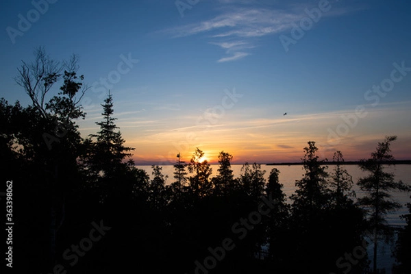 Obraz Orange and Blue Sky During Sunset