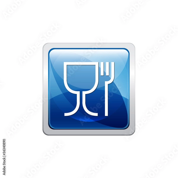 Obraz Botón restaurante