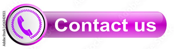 Obraz contact us, purple