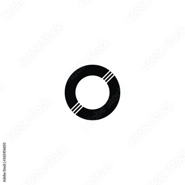 Obraz Initial Letter O Logo monogram
