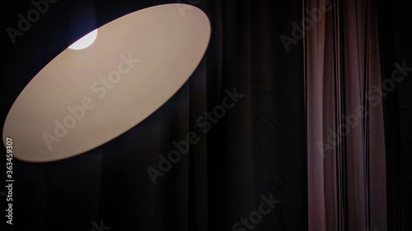 Obraz Interior design Romantic bedroom lights.