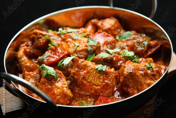 Obraz Indyjskie curry z kurczaka
