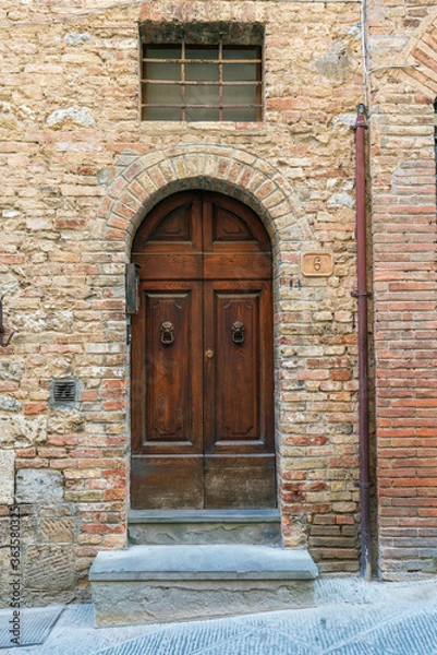 Obraz 世界遺産の街サン ジミニャーノの風景