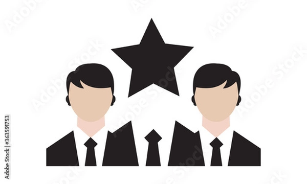 Fototapeta Creative professional icon. vector graphics 