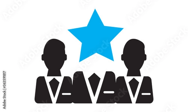 Fototapeta Creative professional icon. vector graphics 
