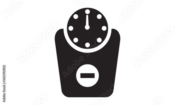 Obraz Weight less Icon. vector graphics 