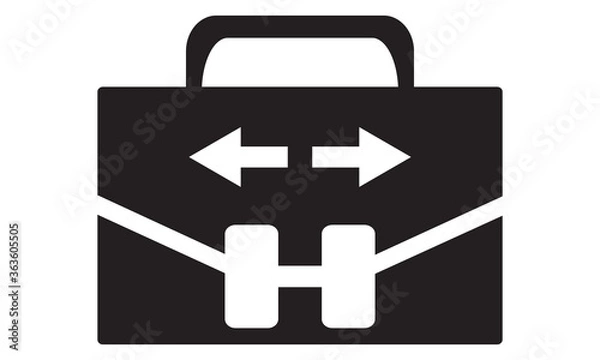 Obraz Job opportunities icon. vector graphics 