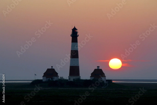 Obraz westerhever leuchtturm