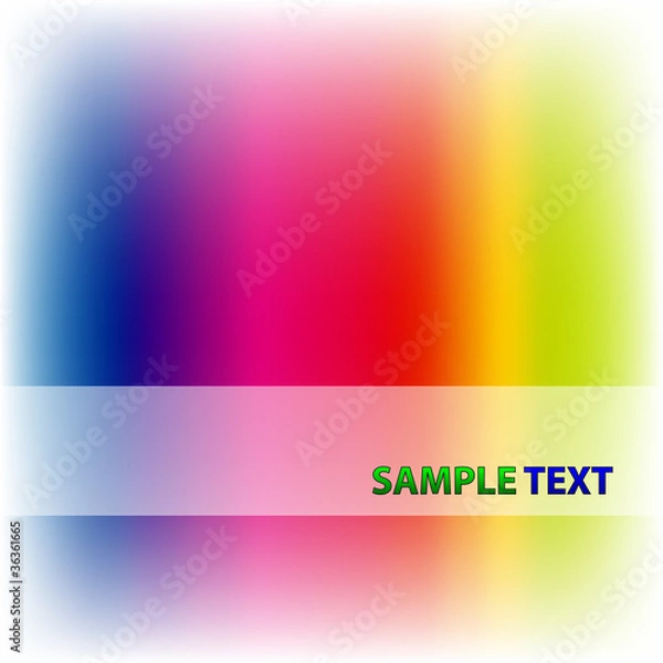 Fototapeta Vector abstract rainbow color background