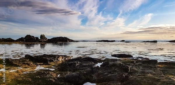 Fototapeta sunset on the beach