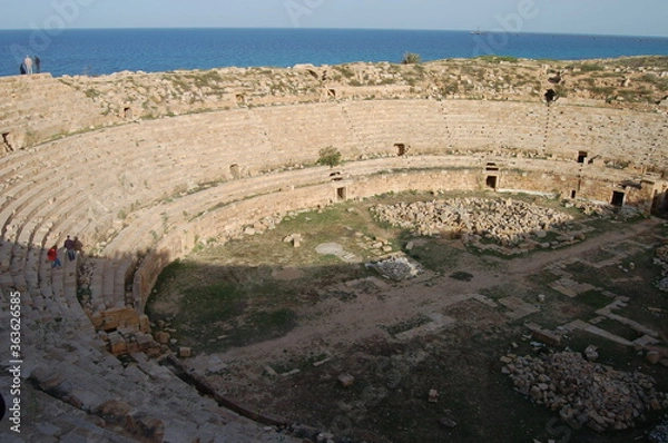 Obraz Ancient ruins of Leptis Magna in Libya