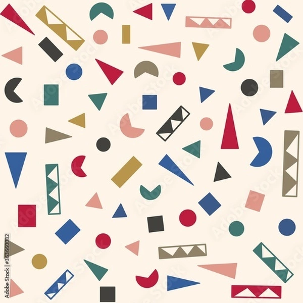 Fototapeta Geometric seamless pattern background