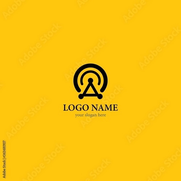 Obraz Technology logo template
