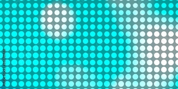 Fototapeta Light Blue, Green vector layout with circles. Colorful illustration with gradient dots in nature style. Pattern for booklets, leaflets.
