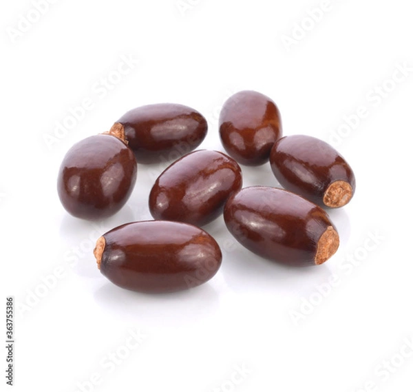 Obraz lychee isolated on white background