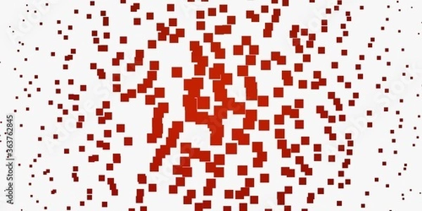 Fototapeta Light Red, Yellow vector backdrop with rectangles. Abstract gradient illustration with rectangles. Pattern for busines booklets, leaflets