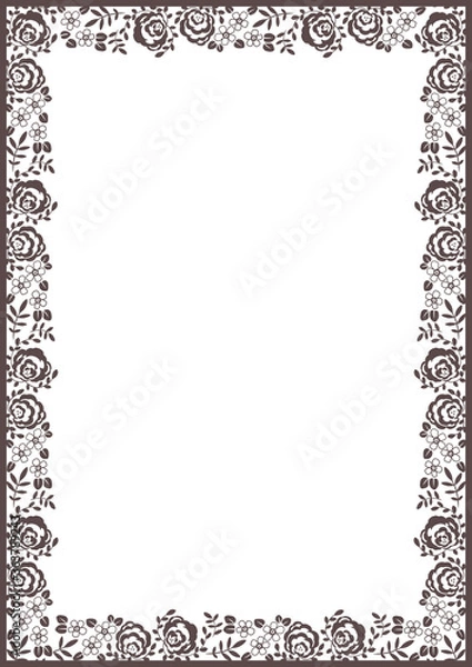 Obraz フラワーガーデンのフレーム