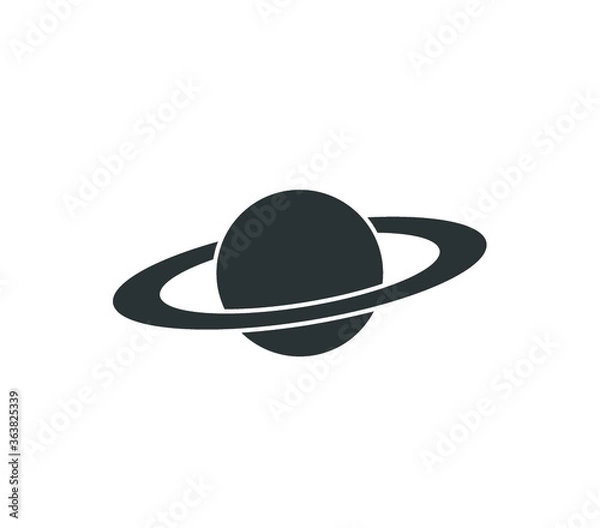 Obraz Saturn icon.  Saturn planet vector design. 