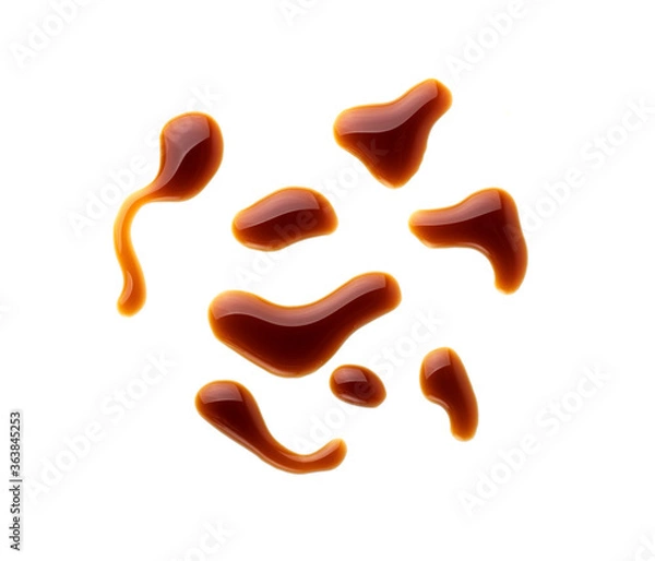 Obraz balsamic vinegar isolated on a white background