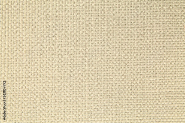Fototapeta Natural linen material textile canvas texture background