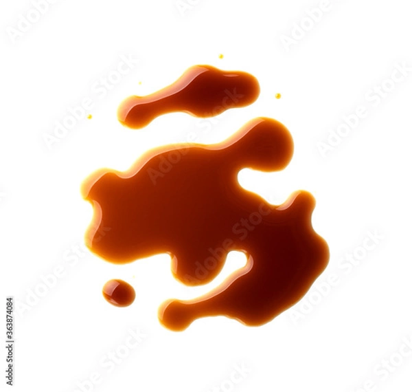 Obraz balsamic vinegar isolated on a white background