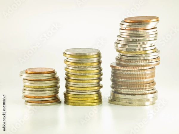 Obraz money three rows