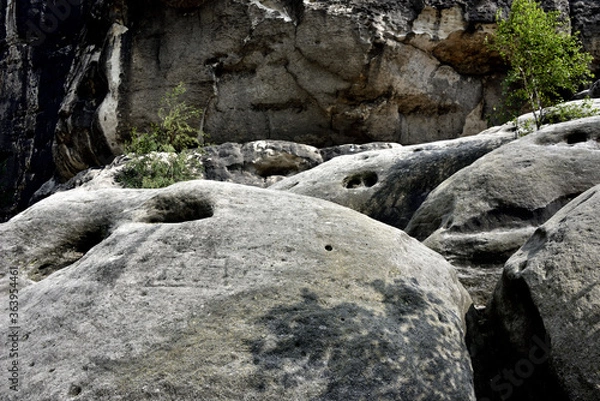 Fototapeta Sächsische Schweiz im Elbsandsteingebirge, Schrammsteine