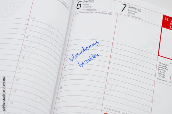 Obraz Versicherung bezahlen