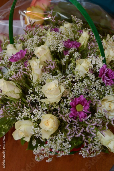 Fototapeta flower basket