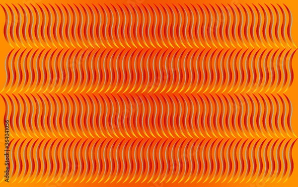 Fototapeta Abstract Orange Gradient Shiny Vector Pattern