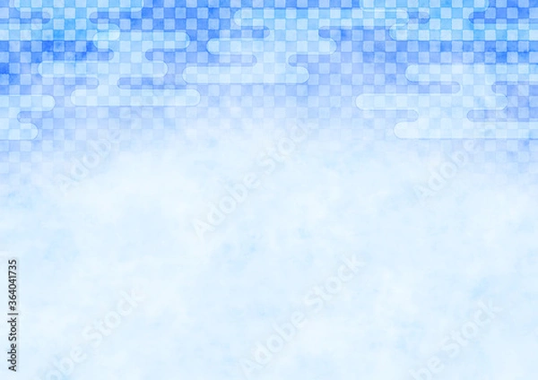 Obraz 和柄・市松模様