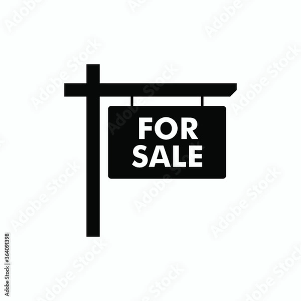 Obraz for sale icon vector