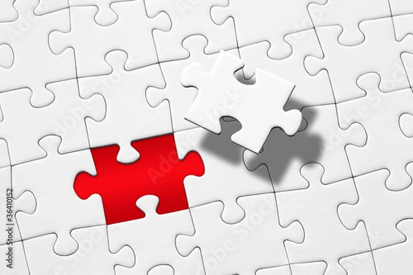 Obraz Das fehlende Puzzleteil
