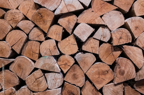 Obraz Stack of firewood