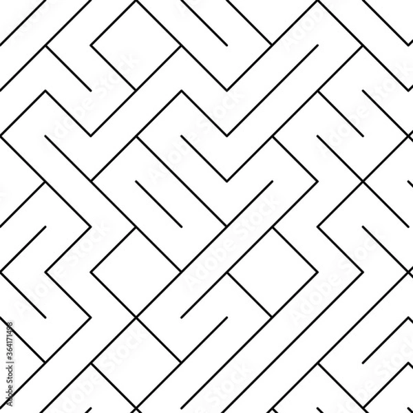 Fototapeta Maze labyrinth background texture illustration