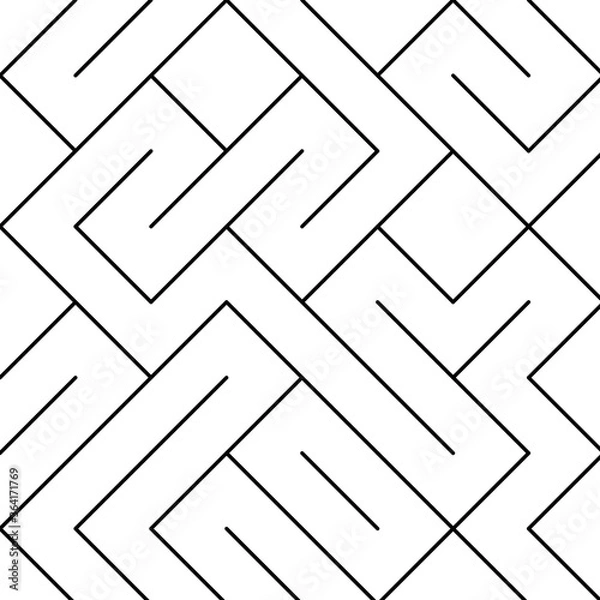 Fototapeta Maze pattern texture for wallpaper / background