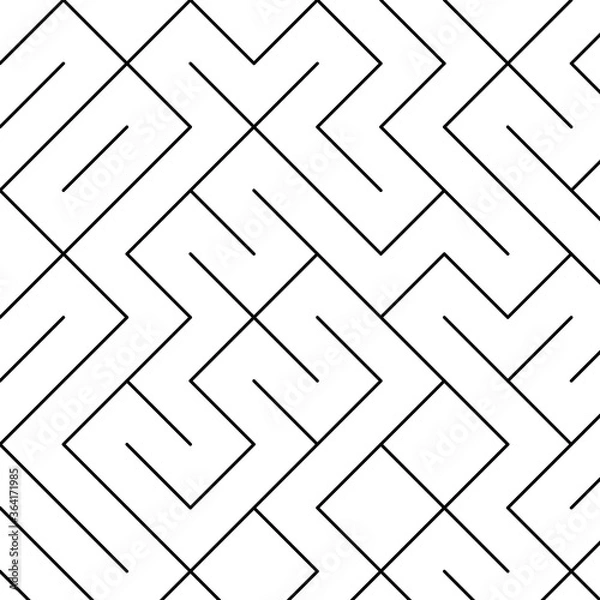 Fototapeta Abstract maze illustration background wallpaper