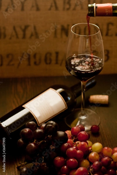 Obraz 赤ワイン