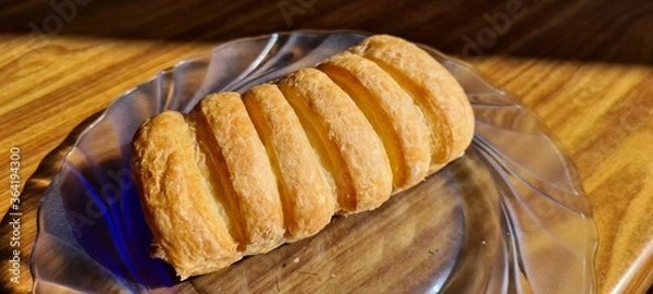 Obraz cake with chocolate, croissant, snack