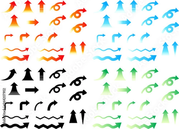 Obraz 矢印セット