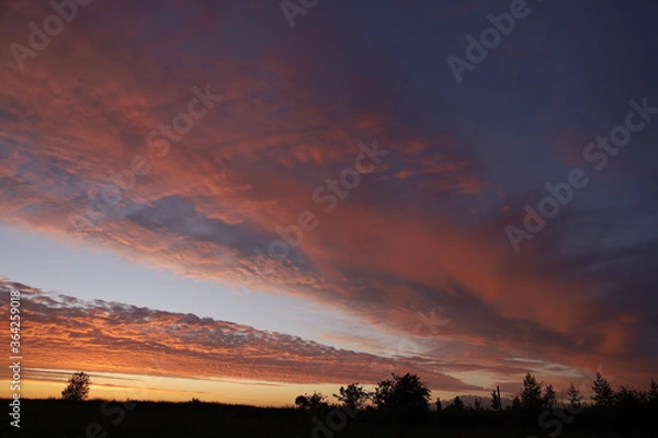 Obraz sunset in the sky