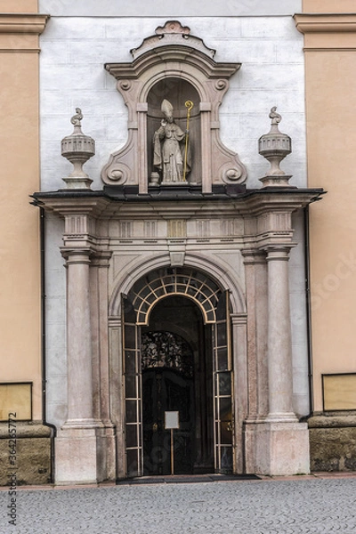Fototapeta Saint Peter's Abbey (Stiftskirche St. Peter, about 696) - Benedictine monastery, one of the oldest monasteries in the German-speaking area. Salzburg, Austria.
