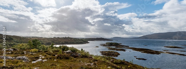 Obraz Plockton Coastline near the Isle of Skye, Scotland.