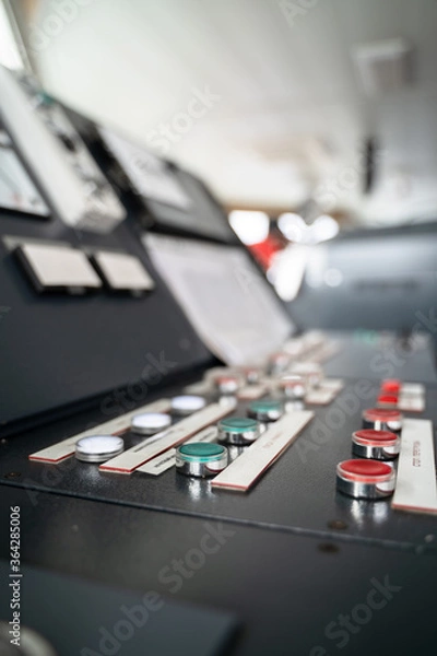 Obraz Ship control buttons. Devices