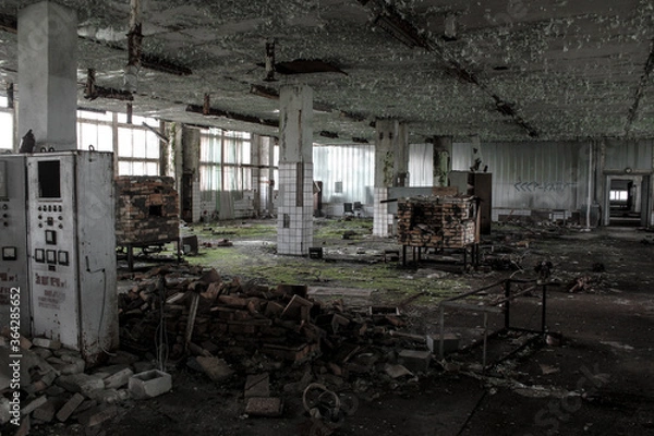 Fototapeta abandoned factory
