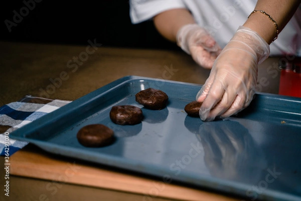 Obraz Chocolate chip cookie