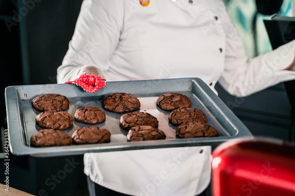Obraz Chocolate chip cookie