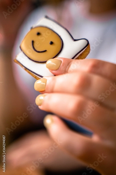 Obraz Smiley cookies in the hands