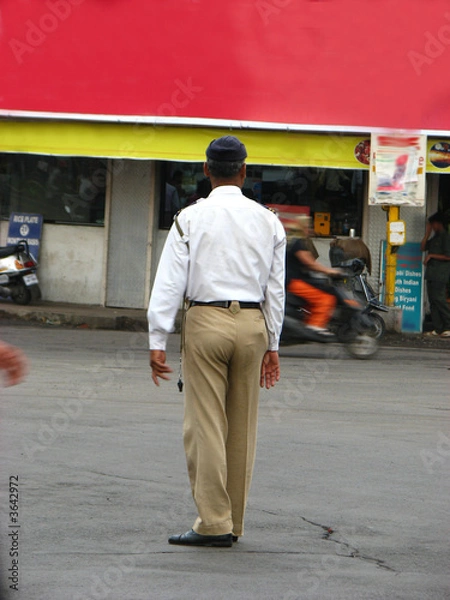 Obraz Indyjski policjant