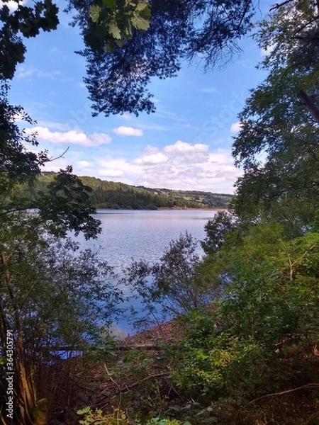 Obraz sunset over the river